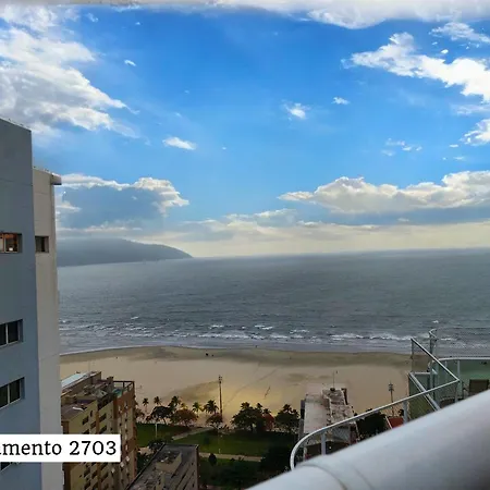 Book Santos - Estanconfor Cobertura Com Jacuzzi E Vista Mar Apartment Exterior photo
