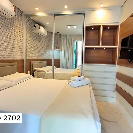 Book Santos - Estanconfor Cobertura Com Jacuzzi E Vista Mar Apartment Exterior photo